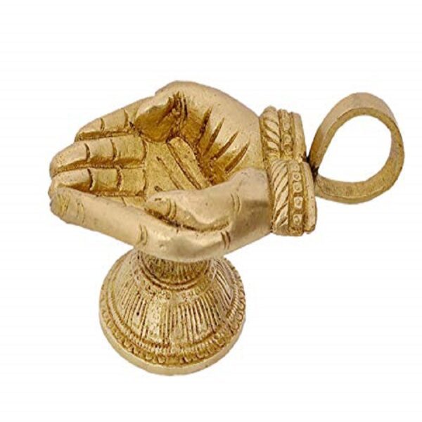 Brass Diya with Handle – Popli Brass Shop